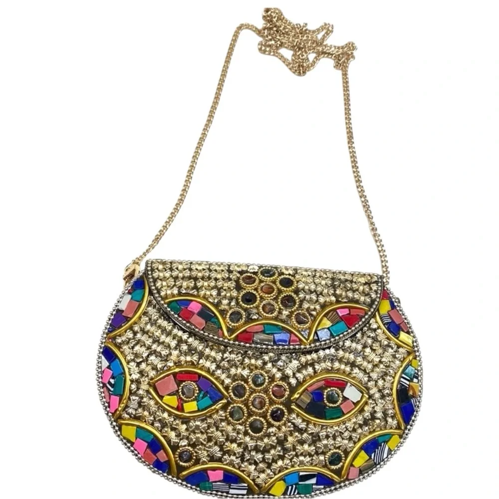 NEW RAMLA Rio Bag Mosaic Moroccan handmade stone Directly from Morocco